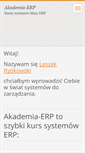 Mobile Screenshot of akademia-erp.pl