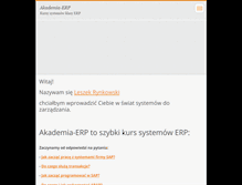 Tablet Screenshot of akademia-erp.pl